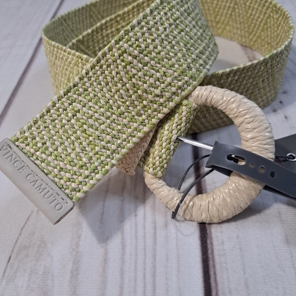 Vince Camuto Woven Spring Summer Belt Size Medium / Large - Picture 5 of 7